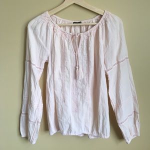 Pink longsleeve blouse